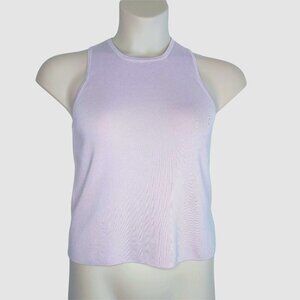 Kenneth Cole Women's Silk Blend Lightweight Racerback Sleeveless Shell Sweater